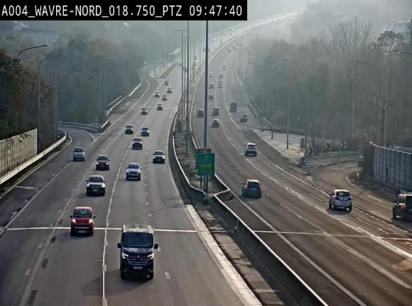 Webcam traffic E411(A4) - BK 18.7 - Bierges (Wavre Nord)