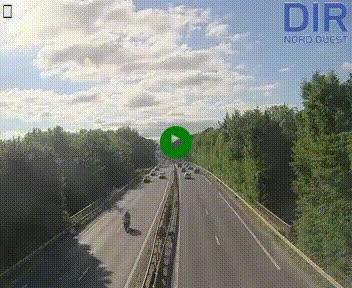 Webcam sur le périphérique de Caen (N814) à l'est de la ville, à Mondeville hauteur de la sortie 2, Presqu'île-Rives de l'Orne, au bout de l'autoroute A13