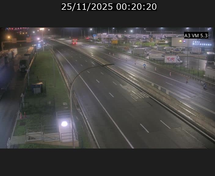 Traffic live webcam Luxembourg Aire de Berchem - A3 - BK 5 - direction France