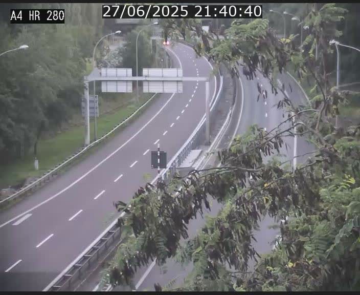 Webcam traffic A4 Luxembourg - BK 0.2 - P+R Bouillon (direction Luxembourg)