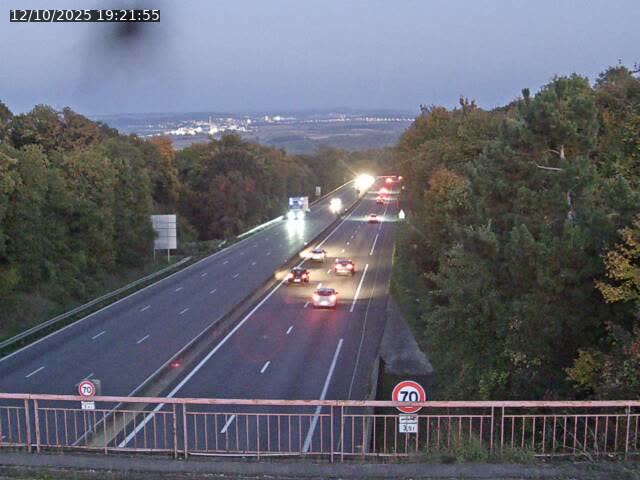 Caméra autoroute France - A33, Houdemont direction Lunéville