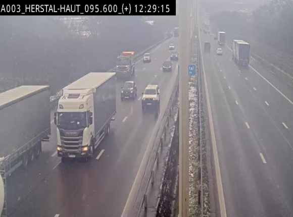 Webcam autoroute Belgique - Herstal - E40 direction Aix-la-Chapelle - BK 97