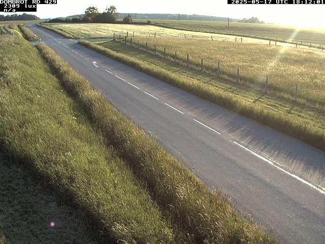 Webcam à Dombrot-le-Sec dans le département des Vosges sur la D429 à 407 mètres d'altitude