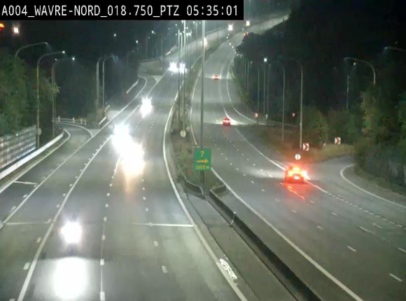 Webcam traffic E411(A4) - BK 18.7 - Bierges (Wavre Nord)