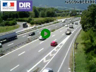 Caméra routière à hauteur de la sortie 15 Chambéry-centre au PK 4,103 en direction d'Albertville