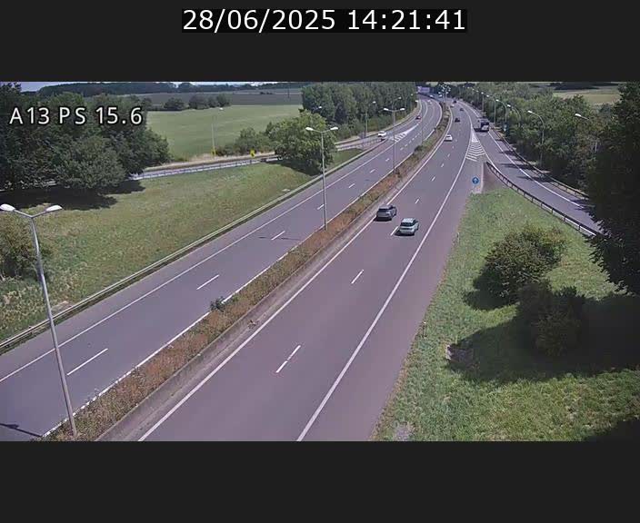 Traffic live webcam Luxembourg Kayl - A13 direction Dudelange - BK 15.6