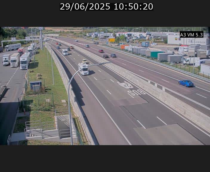 Traffic live webcam Luxembourg Aire de Berchem - A3 - BK 5 - direction France