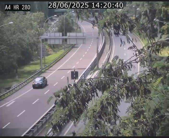 Webcam traffic A4 Luxembourg - BK 0.2 - P+R Bouillon (direction Luxembourg)