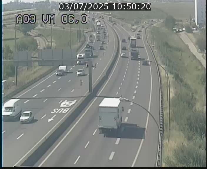 Traffic live webcam Luxembourg Aire de Berchem - A3 - BK 6 - direction France