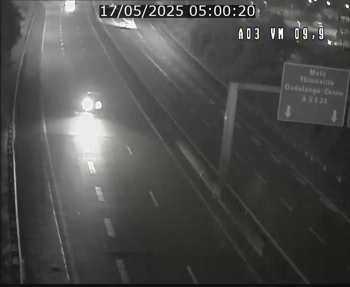 Webcam Autoroute à la Croix de Bettembourg - A3 - BK 9.9 - direction France