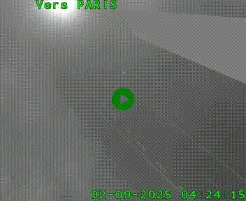 Caméra routière sur l'autoroute A20 à Saint-Pardoux-l'Ortigier, à la jonction avec l'A89. Vue orientée vers Paris