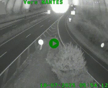 Webcam N147 au nord de Poitiers et à la jonction avec la A10