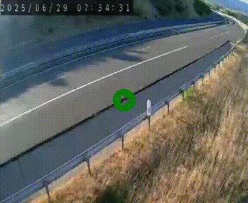 Caméra autoroutière France - A75, Engayresque, entre Millau et Séverac-le-Chateau, en direction de Montpellier
