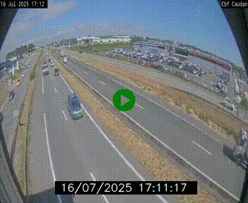 Webcam sur la N165 à hauteur de Caudan, dans le Morbihan.