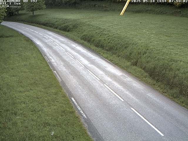 Webcam à Allarmont dans les Vosges, sur la RD392
