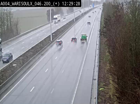 Webcam autoroute Belgique - Warissoulx - E411 - BK 46.2
