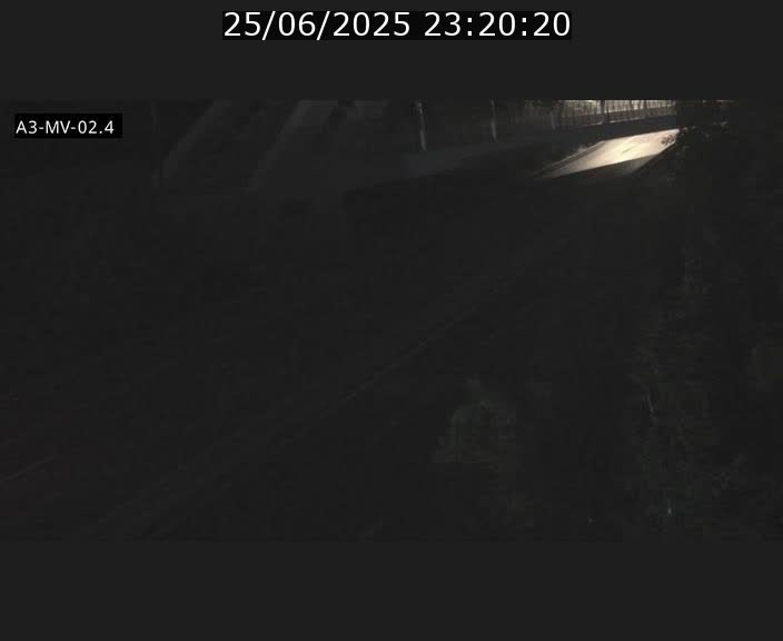 Webcam autoroute de la France (A3) au Luxembourg à Fentange, à proximité de la Croix de Gasperich. Vue orientée vers la Cloche d'Or
