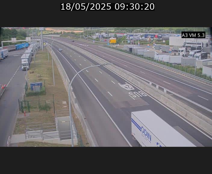 Traffic live webcam Luxembourg Aire de Berchem - A3 - BK 5 - direction France