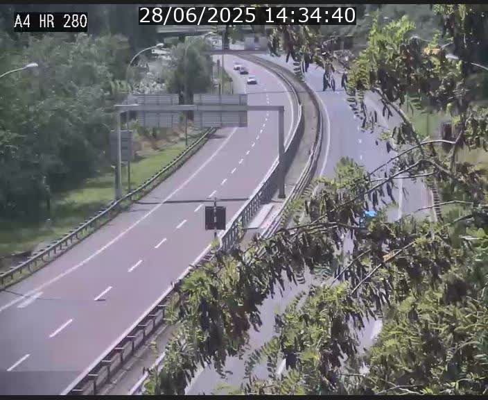 Webcam traffic A4 Luxembourg - BK 0.2 - P+R Bouillon (direction Luxembourg)