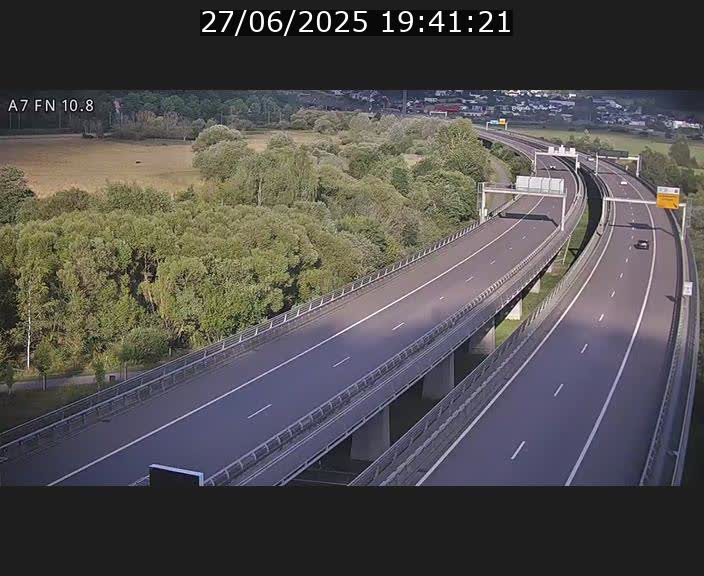 Caméra trafic Luxembourg - A7, Tunnel Gousselerbierg, sortie sud, direction rond-point Lorentzweiler (BK 10.8)