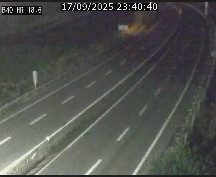 Webcam sur la route de liaison entre Micheville et Esch-Belval à la frontière entre le Luxembourg et la France. Vue orientée vers la Lorraine.