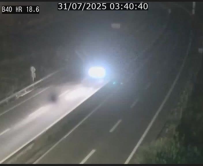 Webcam sur la route de liaison entre Micheville et Esch-Belval à la frontière entre le Luxembourg et la France. Vue orientée vers la Lorraine.