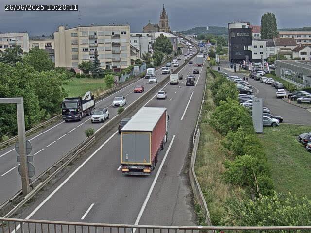 Caméra autoroute France - A31, Thionville direction Metz