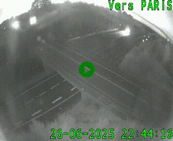 Clone of Caméra routière sur l'autoroute A20 au nord de Limoges, à la jonction avec la N520. Vue orientée vers Paris
