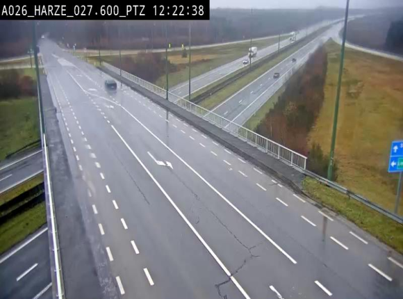 Caméra autoroute Belgique - Sougné-Remouchamps,E25 direction Luxembourg