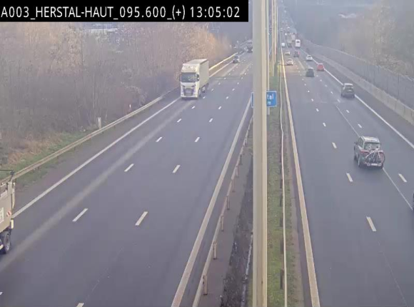 Webcam autoroute Belgique - Herstal - E40 direction Aix-la-Chapelle - BK 97