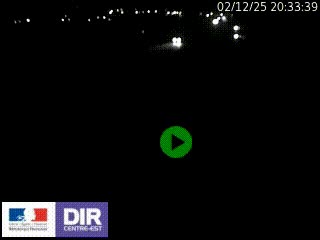 Webcam routière sur la RN6 à Auxerre, à hauteur de la sortie Monéteau, en direction de l'A6 (Gurgy)