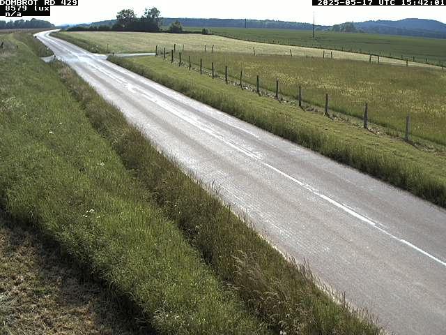 Webcam à Dombrot-le-Sec dans le département des Vosges sur la D429 à 407 mètres d'altitude