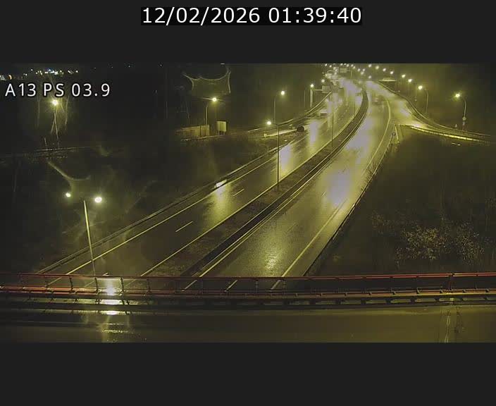 Traffic live webcam Luxembourg Differdange - A13 direction Esch-sur-Alzette - BK 3.9