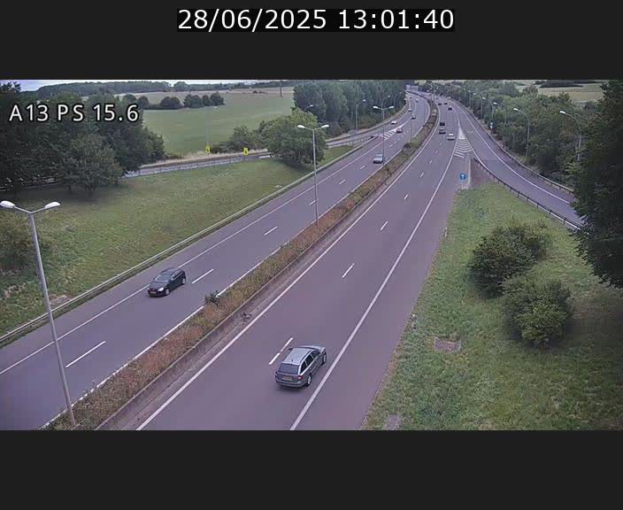 Traffic live webcam Luxembourg Kayl - A13 direction Dudelange - BK 15.6