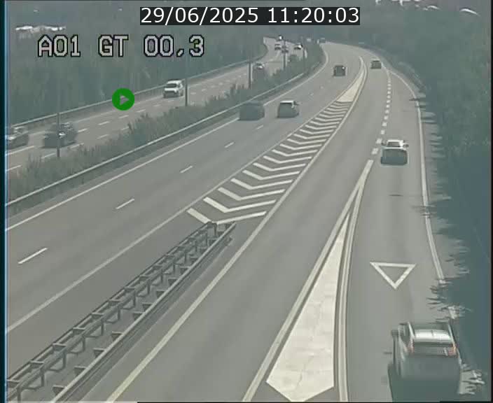 Traffic live webcam Luxembourg Croix de Gasperich - A1 direction Kirchberg - BK 0.3