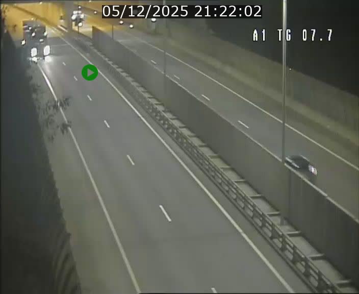 Traffic live webcam Luxembourg Kirchberg - A1 direction Luxembourg-ville - BK 7.7
