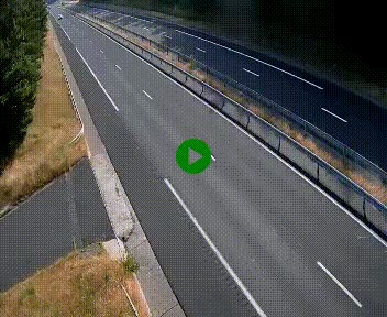 Caméra autoroute A75 à hauteur du col des Issartets en direction de Montpellier