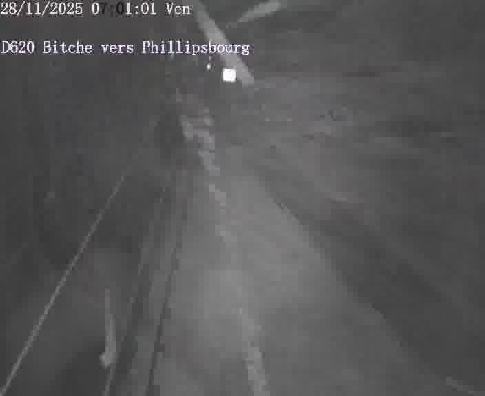 Webcam sur la D620, sur le contournement de Bitche. Vue orientée vers Philippsbourg