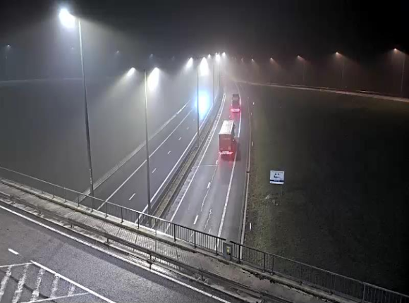 Webcam à la Baraque de Fraiture à la jonction entre l'E25 et la N89 à hauteur de Vielsalm