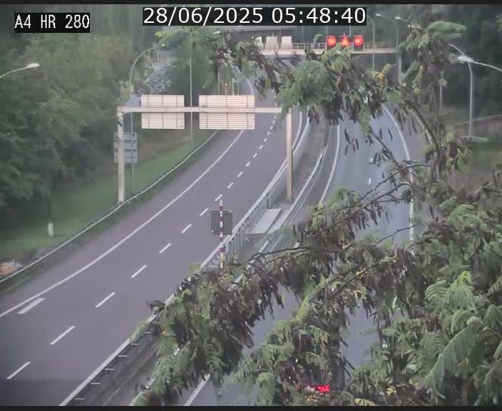 Webcam traffic A4 Luxembourg - BK 0.2 - P+R Bouillon (direction Luxembourg)