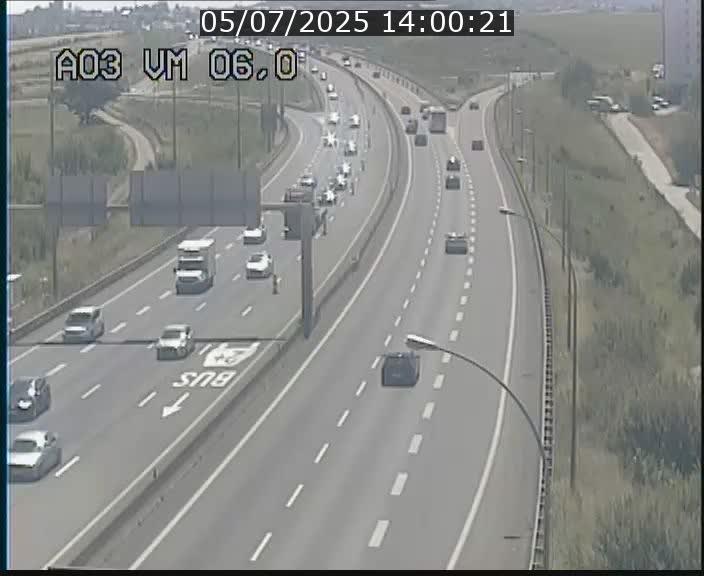 Traffic live webcam Luxembourg Aire de Berchem - A3 - BK 6 - direction France