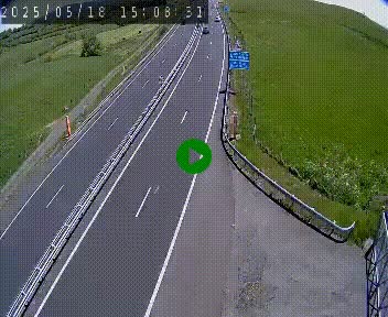 Caméra autoroute A75 à hauteur du col de la Fageole en direction de Clermont-Ferrand