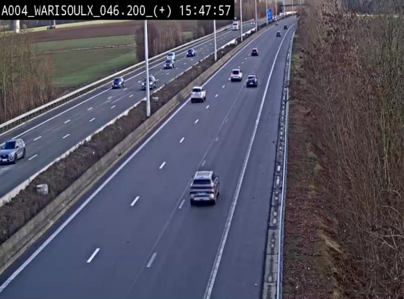 Webcam autoroute Belgique - Warissoulx - E411 - BK 46.2