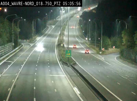 Webcam traffic E411(A4) - BK 18.7 - Bierges (Wavre Nord)