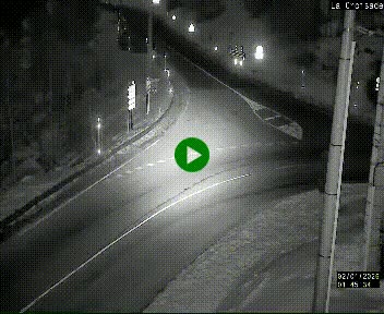 Webcam au carrefour de la croisade, à la jonction entre la N22 et la N320, avant le poste de douane franco-andorrane. Webcam à 1790 mètres d'altitude