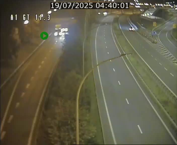 Traffic live webcam Luxembourg Senningerberg - A1 direction Allemagne - BK 11.3