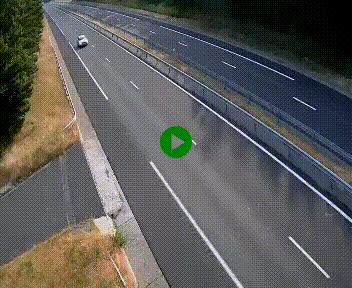 Caméra autoroute A75 à hauteur du col des Issartets en direction de Montpellier