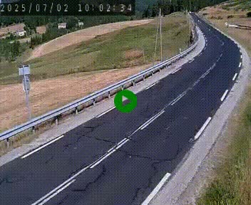 Webcam routière au niveau du col de la Chavade en Ardèche, sur la N102 à 1266 mètres d'altitude
