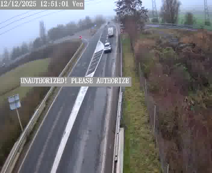 Point de vue trafic déployé sur D181a (France) à Sainte Marie aux Chênes, regardant vers Homecourt, aidant conducteurs et services à anticiper les flux.