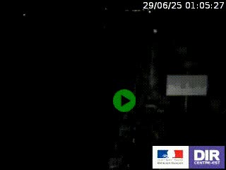 Webcam routière sur la RN7 à hauteur de Toulon-sur-Allier, entre Moulins et Vichy